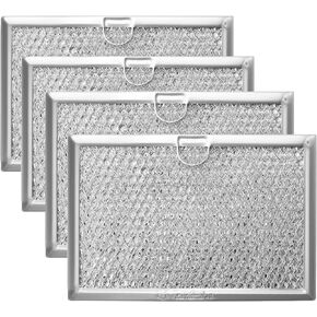 5304517871 5304464105 WB06X10608 Microwave Grease Filter,5"x7-5/8"x3/32" Aluminum Mesh Pad, Easy Pull Tab,Compatible with Frigida.ire Replaces 4920114 AP6809087 PS12585760 EAP12585760 in Kuwait