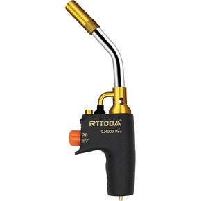 High Intensity Propane Torch Head, GJ-8000 Trigger Start Gas Torch Kit with Self Ignition, Pencil Flame Welding Torch Fuel by MAPP, MAP/PRO, Propane torch Kit（CSA Certified)