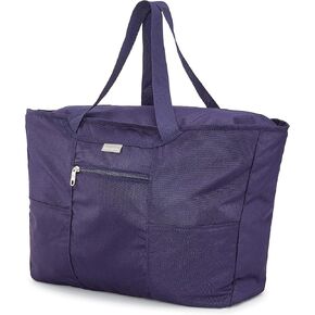 Samsonite Foldaway Packable Tote Sling Bag, Orange Tiger, 15.35x12.59x5.9 inches