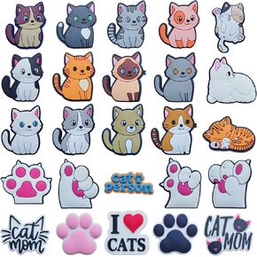30 Pack Witch Shoe Decoration Charms for Croc Accessories Pins for Girls Women Cute Animals Goth Halloween Clogs Shoe Charms for Kids Adults Party Gifts