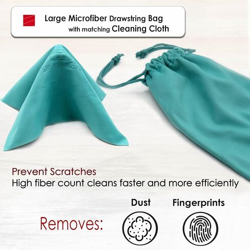 MyEyeglassCase® Large Hard Sunglasses Case | fits Large to Extra Large curved Sunglasses, with microfiber cloth in Kuwait