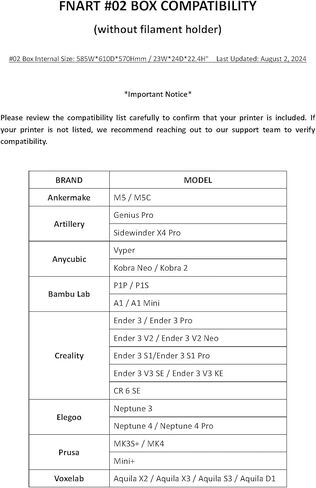 FNATR #02 Box 3D Printer Enclosure Ender 3 Enclosure Prusa Enclosure Bambu Lab Enclosure LED Light HEPA Filter Fan for Creality Ender 3 S1/Prusa MK4/MK3S+/Bambu Lab P1P/Ankermake M5 in Kuwait