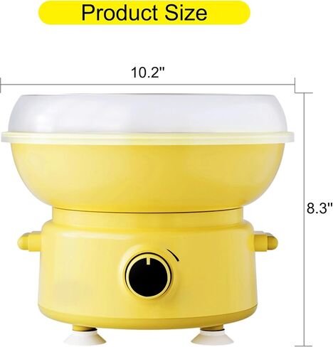 Mini Cotton Candy Machine for Kids, Includes Sugar Scoop, Sticks Cotton Candy Maker for Birthday Party, Gifts, Home Uses in Saudi Arabia