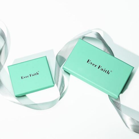 EVER FAITH قلادة أولية صغيرة 925 مكعبة من الفضة الإسترليني زركونيا Y على شكل حرف الوهق قلادة سوليتير قلادة مجوهرات للمرأة in Kuwait