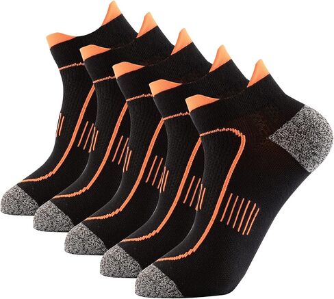 Pauboland Men's Anti Sweat Odor Free Quick Dry Cotton Athletic Low Cut Running Socks in Kuwait