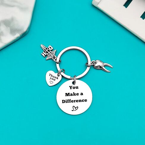 Xiahuyu Dental Hygienist Keychain Dental Hygienist Appreciation Gift Dentist Gift Dental Assistant Gift Dental Student Gift Dental Hygienist Graduation Gift Retirement Leaving Christmas Birthday Gift in Kuwait