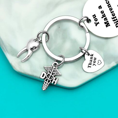 Xiahuyu Dental Hygienist Keychain Dental Hygienist Appreciation Gift Dentist Gift Dental Assistant Gift Dental Student Gift Dental Hygienist Graduation Gift Retirement Leaving Christmas Birthday Gift in Kuwait