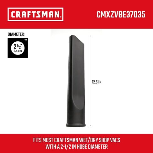 CRAFTSMAN CMXZVBE37413 2-1/2 in. Dusting Brush Wet/Dry Vac Attachment for Shop Vacuums in Saudi Arabia
