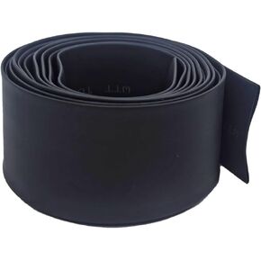 GFORTUN Black Polyolefin Dia 50mm Shrink Ratio 2:1 Heat Shrinking Tube Tubing Wrap 1M/3.3Ft for Electric Insulation