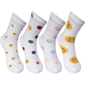 Kikiya Socks Smiley Face