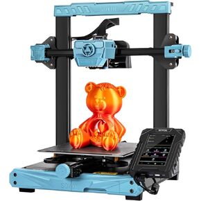 Sovol SV06 Plus 3D Printer Coming with 1 Spool 1kg Blue PLA Filament, 300℃ High Temp 150mm/s High Speed All Metal Hotend, Dual Gear Direct Drive Touch Screen Auto Leveling 11.8x11.8x13.4 inch