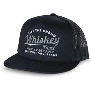WHISKEY BENT HAT CO. The Cali Adjustable Hat (White/Pink/Blue)