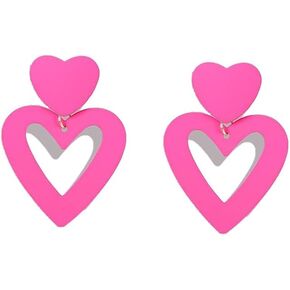 80s Clip on Earrings Cassette Tape Clip on Earrings Non Pierced Women Girl 1980s Retro Neon Earrings 80s Costume Earrings