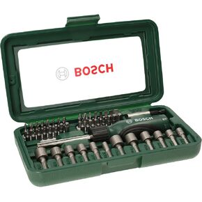 Bosch 2607019504 Screwdriver set (46 Piece), Assorted color