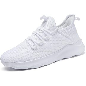 WYGRQBN Mens Walking Shoes Lightweight Breathable Slip On Running Shoes Gym Workout Tennis Fashion Sneakers