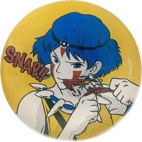 Studio Ghibli via Bluefin Benelic - Yummy! Mini Glass Plate Collection - Spirited Away - Haku & Musubi, Official Studio Ghibli Merchandise, Multicolor (BNL38867)