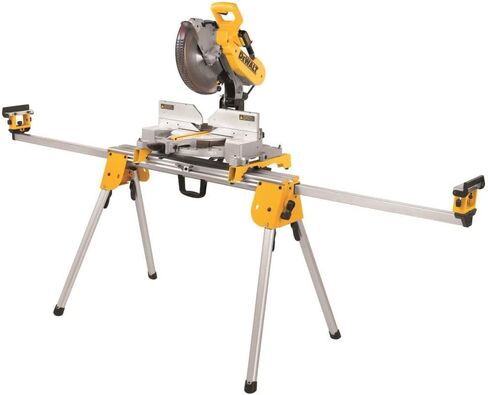 DEWALT Miter Saw Stand, Collapsible and Portable, 40" Beam, Extends up to 10 ft, Holds up to 500 lbs (DWX724),Silver in Saudi Arabia