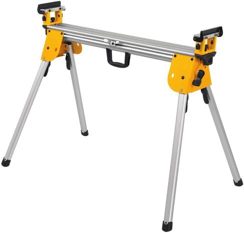 DEWALT Miter Saw Stand, Collapsible and Portable, 40" Beam, Extends up to 10 ft, Holds up to 500 lbs (DWX724),Silver in Saudi Arabia