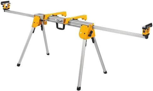 DEWALT Miter Saw Stand, Collapsible and Portable, 40" Beam, Extends up to 10 ft, Holds up to 500 lbs (DWX724),Silver in Saudi Arabia