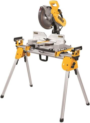 DEWALT Miter Saw Stand, Collapsible and Portable, 40" Beam, Extends up to 10 ft, Holds up to 500 lbs (DWX724),Silver in Saudi Arabia