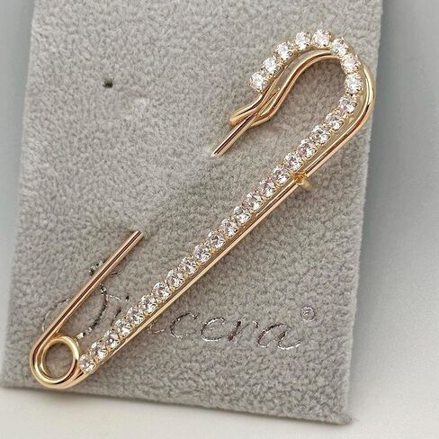 دبوس أمان لوشاح بروش أنيق وحصري من سينسيرا مع كريستالات سواروفسكي، إكسسوار أنيق باللون الأسود المطلي بالفضة أو الذهب العتيق in Kuwait