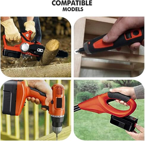 TenHutt 【Lithium-ion | NOT Ni-Mh】 3000mAh 18V Replacement Battery for Black and Decker 18V HPB18 HPB18-OPE 244760-00 A1718 FS18FL FSB18 Firestorm Cordless Power Tools Lithium Battery in Saudi Arabia