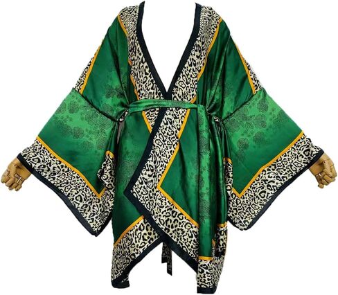 Summer Beach Cover up Women Cardigan Fashion Sexy Boho African Holiday Party Long Sleeve Silk Feeling Robe Kimono Kaftan in Kuwait