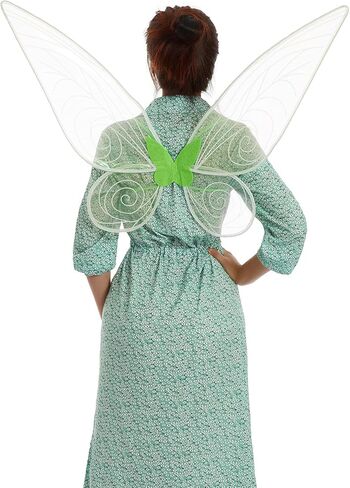 Fairy Wings for Adults Women Girls Halloween Butterfly Wings Fairy Costume Dress Up Sparkling Sheer Wings Angel Wings in Kuwait