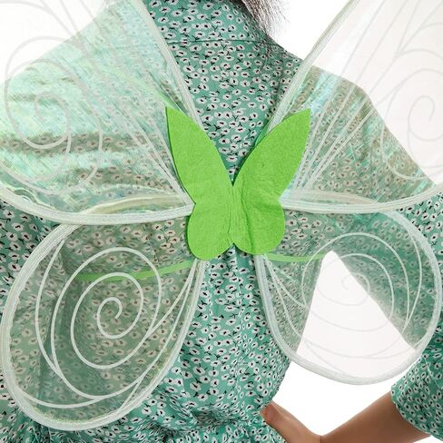 Fairy Wings for Adults Women Girls Halloween Butterfly Wings Fairy Costume Dress Up Sparkling Sheer Wings Angel Wings in Kuwait