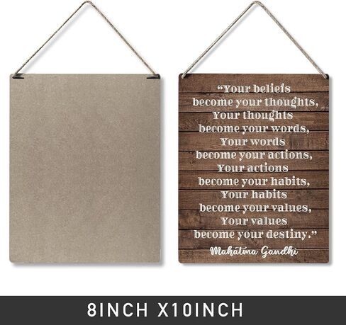 Inspirational Gift Signs Just Like a Lotus We Too Have the Ability to Rise Wooden Hanging Sign Rustic Wall Art Home Decoration 10 x 8 Inches in Kuwait
