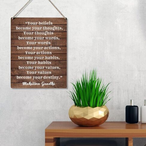 Inspirational Gift Signs Just Like a Lotus We Too Have the Ability to Rise Wooden Hanging Sign Rustic Wall Art Home Decoration 10 x 8 Inches in Kuwait