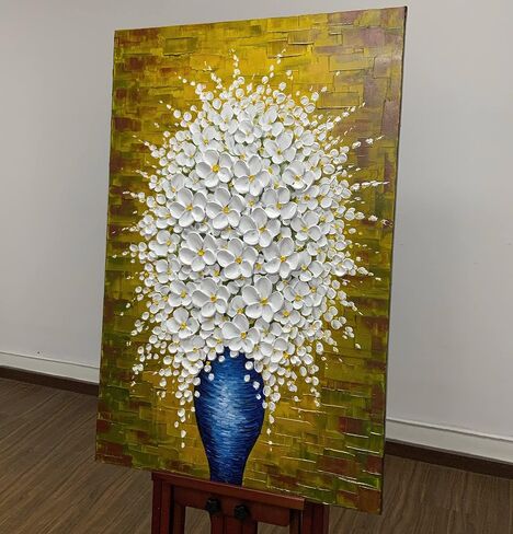 لوحة قماشية مرسومة يدويًا 100% من فن إلهام فن فن الرسم الزيتي لتزيين الحائط 60.96 × 121.92 سم متعدد VR027-B in Kuwait