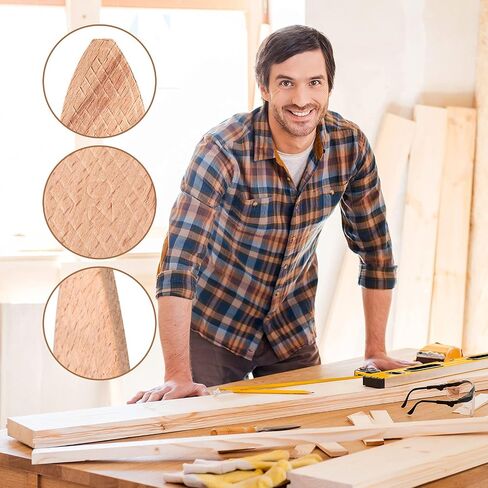 Beechwood Joiner Biscuits Number 0, 10, 20 Wood Joining Biscuits Woodworking Biscuits Assorted Beech Wood Chips for Crafting Woodworking (300) in Saudi Arabia