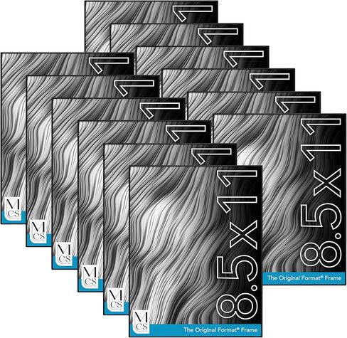MCS Format Picture Frames, Gallery Wall Frames, Black, 8 x 12, 6-Pack in Kuwait