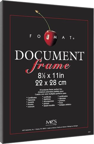 MCS Format Picture Frames, Gallery Wall Frames, Black, 8 x 12, 6-Pack in Kuwait