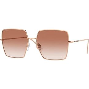 BURBERRY Daphne BE3133 Square Sunglasses for Women + BUNDLE With Designer iWear Eyewear Kit