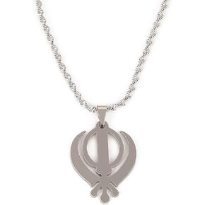 Stainless Steel Sikhism Sikh Khanda Jewelry Sikhs Necklace India Pakistan Malaysia Religious