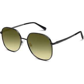 نظارات شمسية SOJOS عصرية كبيرة الحجم سداسية للنساء والرجال أنيقة UV400 Sunies مع مفصلات زنبركية SJ1210