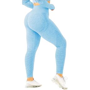 Women High Waisted Leggings Seamless Workout Yoga Pants Butt Lift Tummy Control