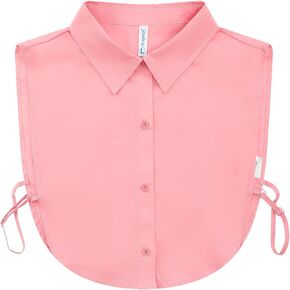 Jouica Fake Collar Detachable Dickey Collar Blouse Half Shirts Faux False Collar for Women