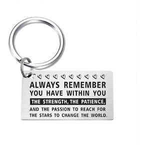 TGCNQ Inspirational Gifts Encouragement Keychain - Encouragement Gifts Keepsake Present, Christmas Gifts for Women