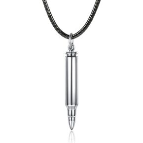 Men Cremation Necklace for Ashes - 925 Sterling Silver Cross Celtic Knot Wing Skull Keepsake Urn Pendant Ash Holder Jewelry Memorial Gift Unisex