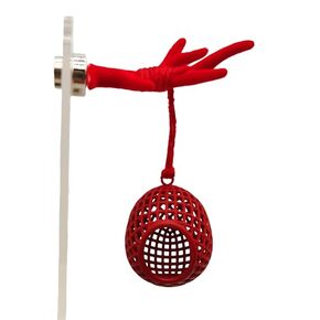 Jumping Spider Enclosure with Magnetic Antler, 3D Printed Resin Spider Hideout Nest with Simulated Antler, Jumping Spider Habitat Cute Decoration for Terrarium, Small Pets Toy, Brown