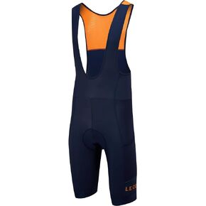 LE COL Men’s Sport Cargo Thermal Bib Shorts | Fleece Lined Cycle Shorts | Padded Chamois Cycling Pants Gel Inserts | XS - 3XL