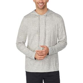Cuddl Duds Sleepwear for Men Far-Infrared Enhance Moisture Wicking Long Sleeve Pajama Hoodie