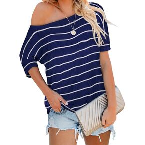 قمصان تونيك كاجوال فضفاضة مناسبة للنساء من Sipaya بدون أكتاف in Kuwait