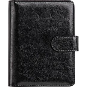 passport holder, passport cover, vaccine card holder, waterproof leather travel wallet with rfid blocking for men/women
