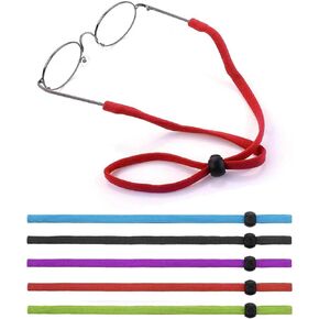 JELIEE 5 PCS Adjustable Glasses Strap Eyeglass Strap Sunglasses Strap Sports Sunglasses Strap Universal Fit Rope Eyewear Retainer for Men Women in Kuwait