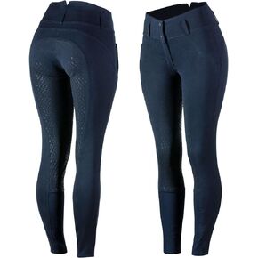 HORZE Daniela Silicone Grip Full Seat Breeches | High Waist Equestrian Riding Pants