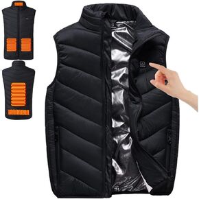 Kids Winter Heated Vest Windproof Lightweight Jacket for Boys Girls Winter Gift(Battery NOT Included)